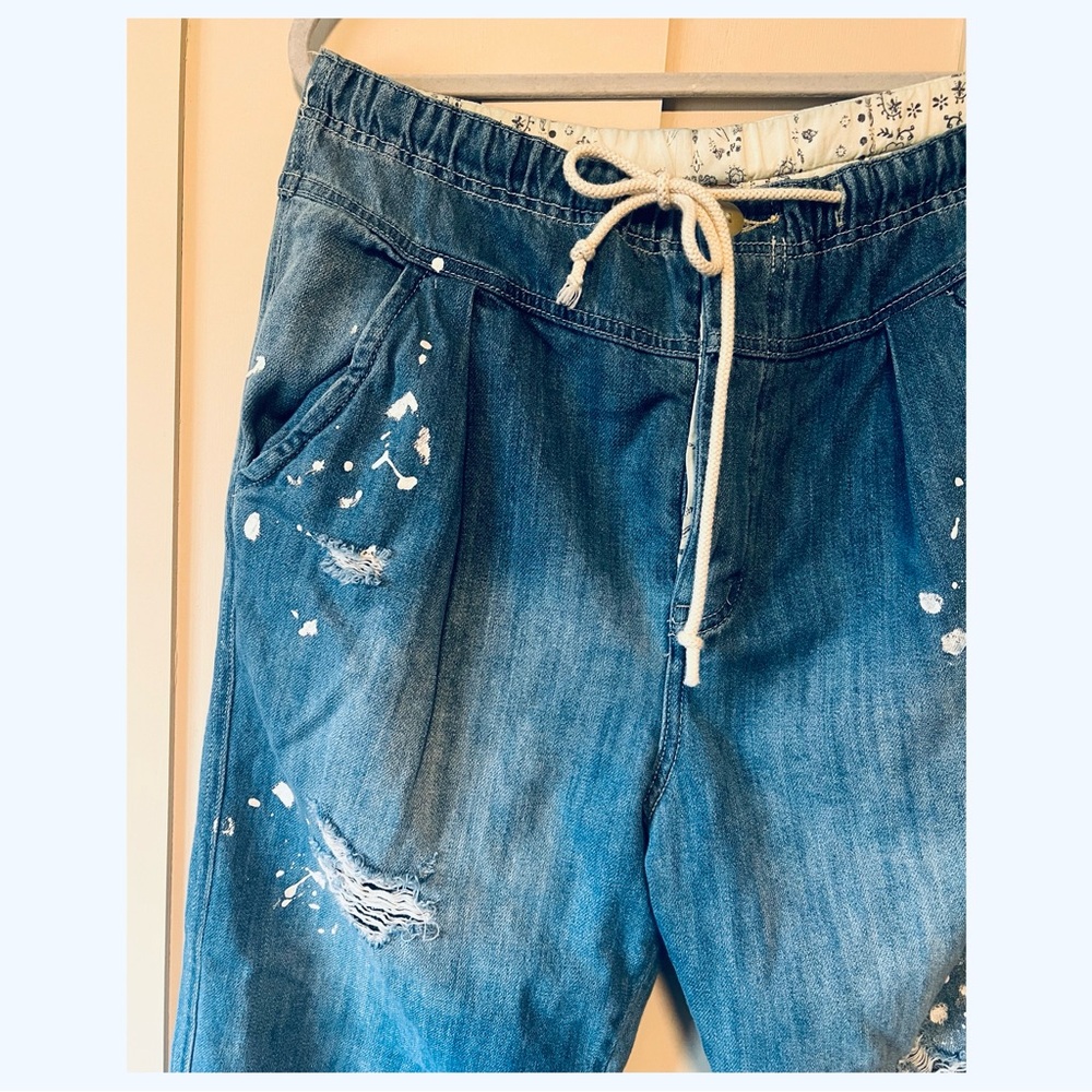 Free People Mixed Up Utility Jean - Picture 7 of 10